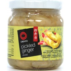 Obento Sliced Pickled Ginger White 190g